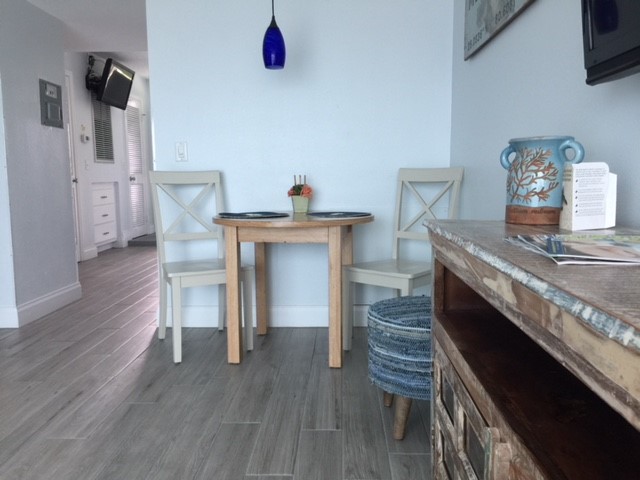 In-room television at Tuckaway Shores
